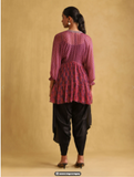 Purple Printed Kurti