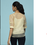 Yellow Shafaq Solid Top