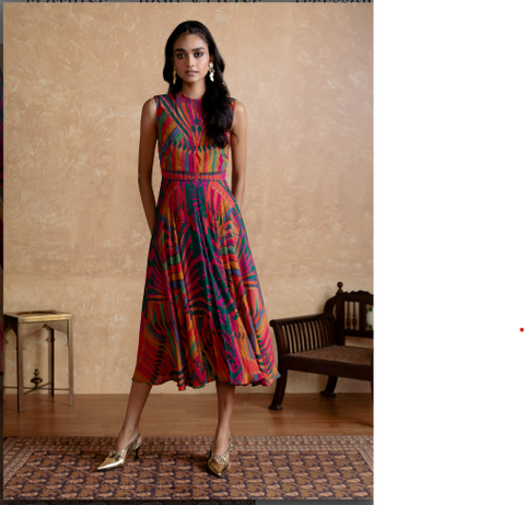 Multi Kaleido Long Dress