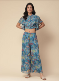 Blue Sherry Co-Ord Set