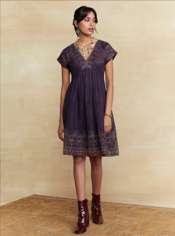 Navy Eithen Short Dress