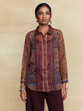 Yellow and Purple Devapi Shirt