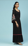 Black Barbara Long Dress
