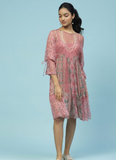 Pink Ersheen Short Dress