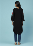 Black Barbara Kurta