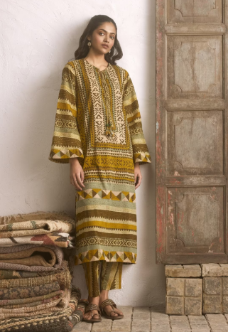 Olive Bani Kurta Set