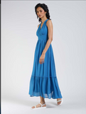 Electric Blue Daniella Maxi Dress