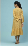 Yellow Shagufta Yarn Dyed Dress