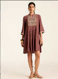 Brown Marissa Short Dress