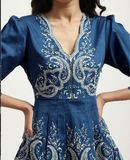 Blue Fallon Skater Dress