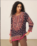 Black Uppwan Kurti