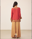 Rust Lisa Solid Kurti