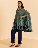 Teal Jigisa Kurti