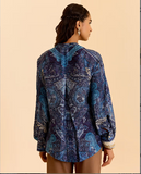 Blue Giva Short Top