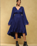 Blue Zubaida Midi Dress