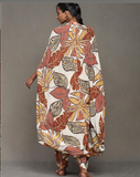 Off White Vanayu Crepe Co-Ord Set