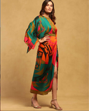 Multi Color Minati Kaftan Dress