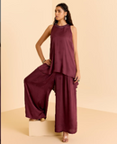Purple Eden Solid Co-Ord Set