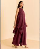 Purple Eden Solid Co-Ord Set