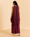 Purple Eden Solid Co-Ord Set