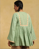 Green Vyas Cotton Kurti
