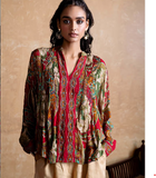Red Floriant Print Kurti