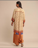 Beige Iranya Crepe Kurta