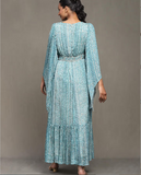 Blue Korbi Dress