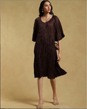 Coffee Ethereal Satin Dress