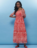 Coral Santiago Long Dress