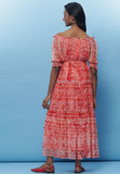 Coral Santiago Long Dress