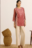 Orange Anjana Kurti