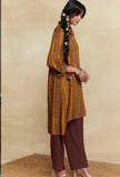 Mustard Nomadic Threads Kurta