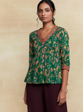 Green Dandelion Kurti