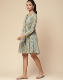 Blue Abhavya Short Dress