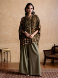 Brown Flora Kurti