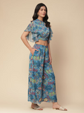 Blue Sherry Co-Ord Set