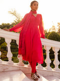 Fuchsia Solid Suit Set