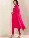 Fuchsia Solid Suit Set